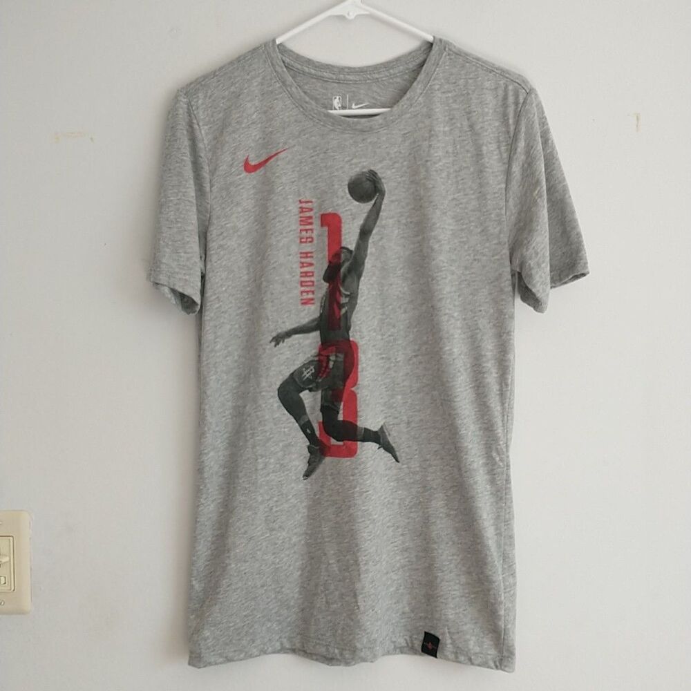 NIKE Dri-Fit James Harden T Shirt S/XS* Houston Rockets NBA Organic Cotton
